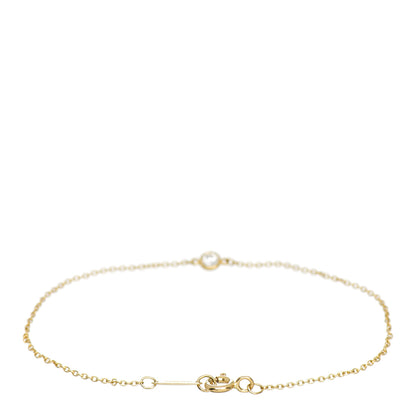 Tiffany 18K Yellow Gold Diamond .08ct Elsa Peretti Diamonds by the Yard Bracelet 3 of 4