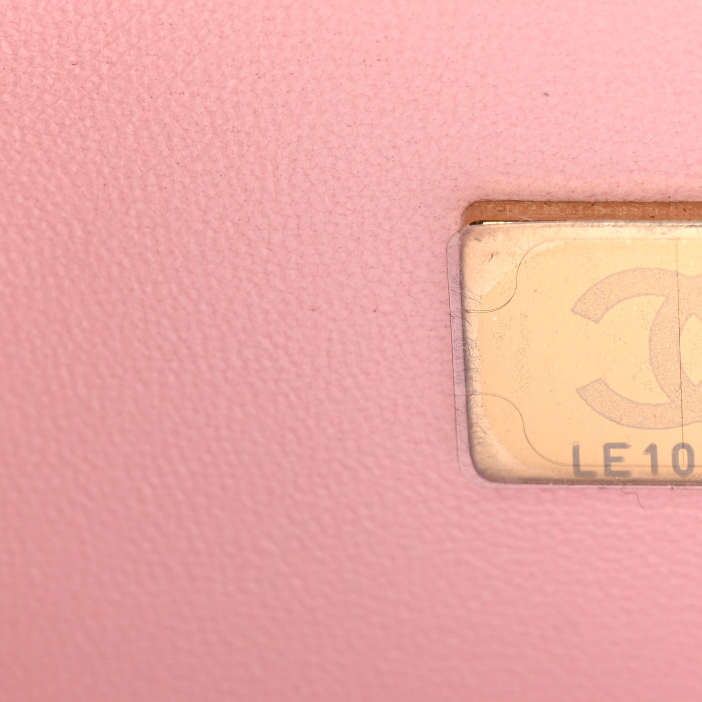 Caviar Quilted Mini Chain Top Handle Rectangular Flap Light Pink