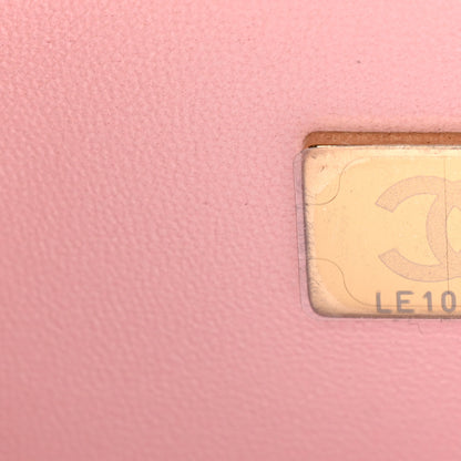 Chanel Caviar Quilted Mini Chain Top Handle Rectangular Flap Light Pink 7 of 12