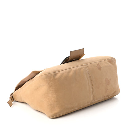 Fendi Vitello Savana Big Mama Baguette Caramello Tartaruga Natural 4 of 13