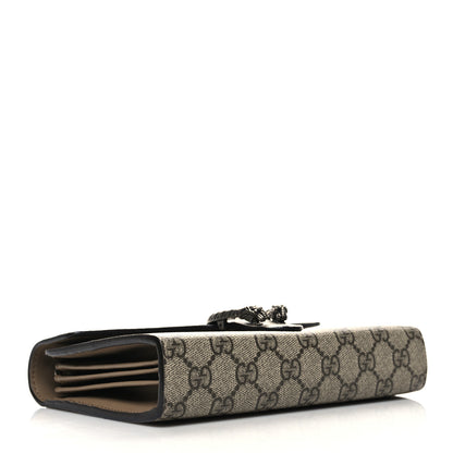 Gucci GG Supreme Monogram Mini Dionysus Chain Wallet Beige Taupe 4 of 10