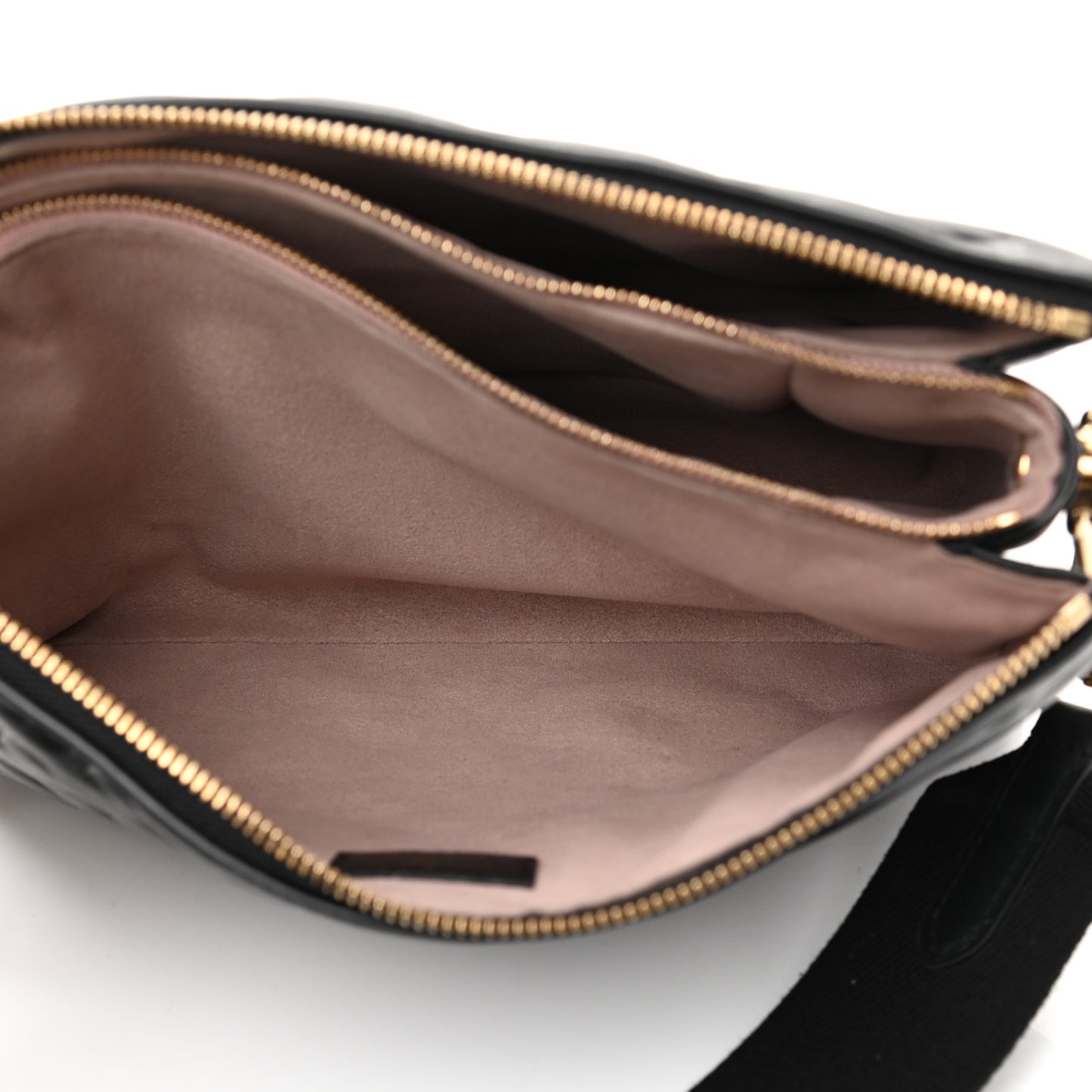 Lambskin Embossed Monogram Coussin PM Black