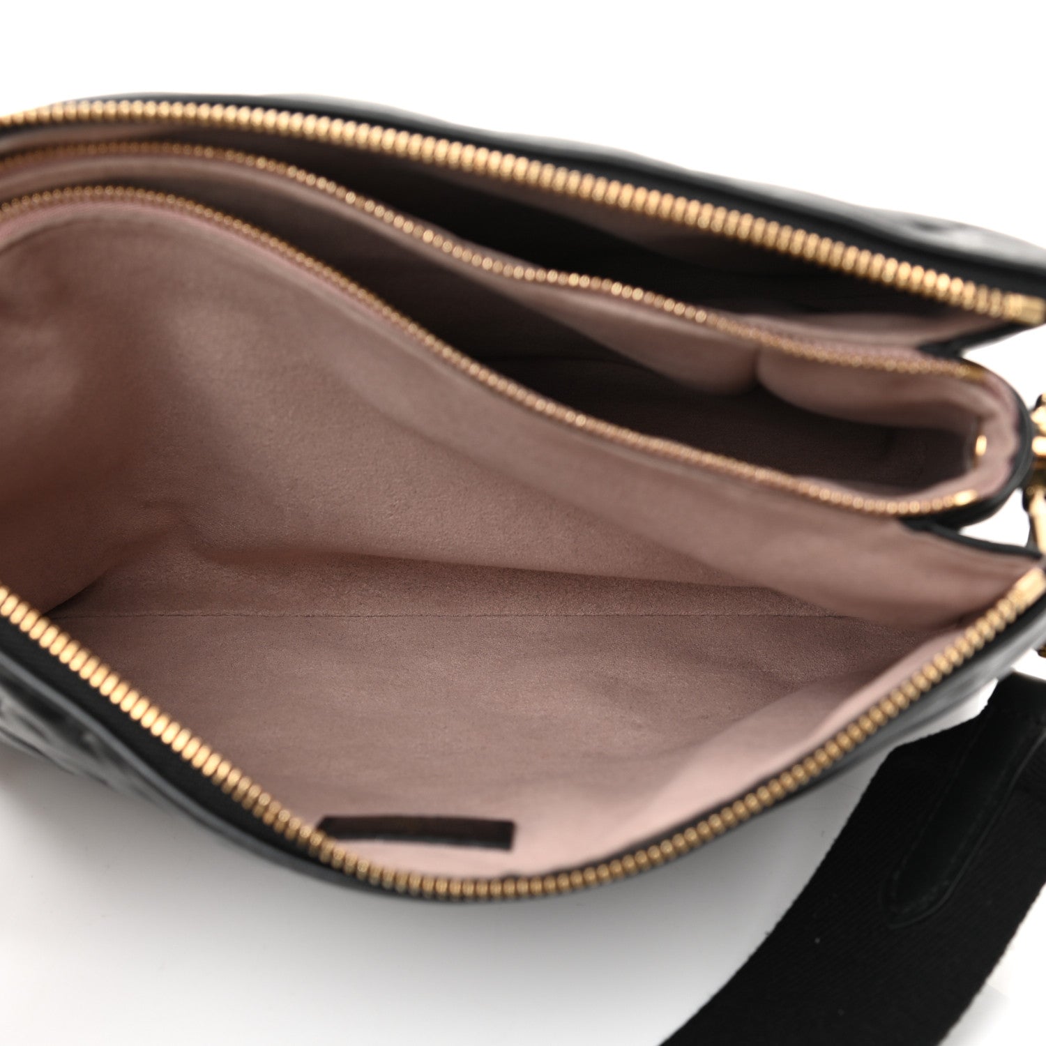 Louis Vuitton Lambskin Embossed Monogram Coussin PM Black 6 of 11