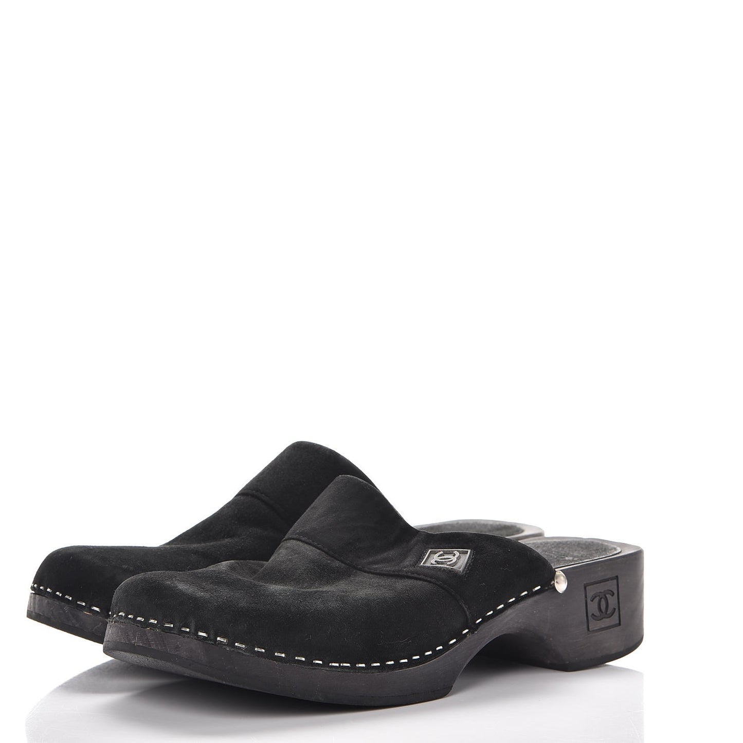 Suede CC Clogs 38 Black