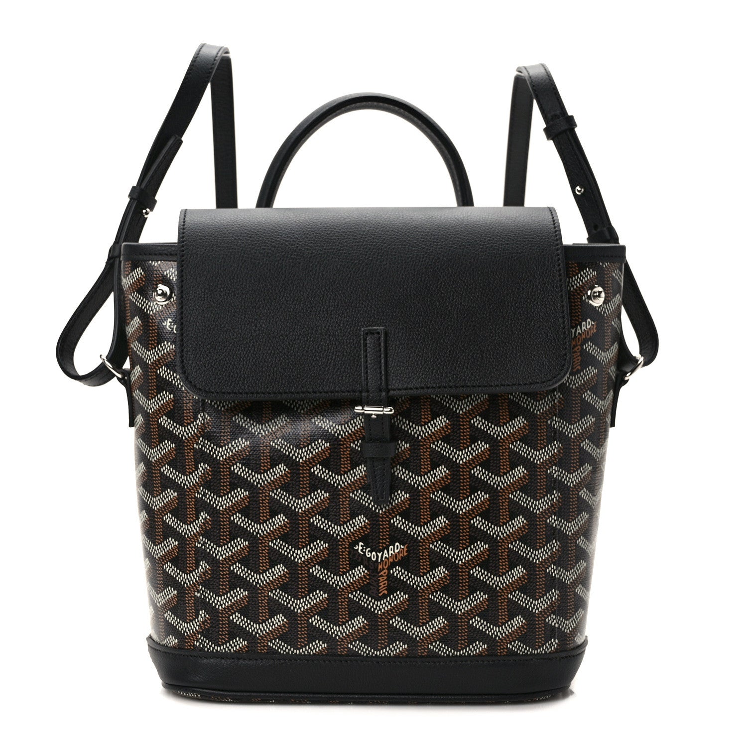 Goyard Goyardine Calfskin Mini Alpin Backpack Black 1 of 12