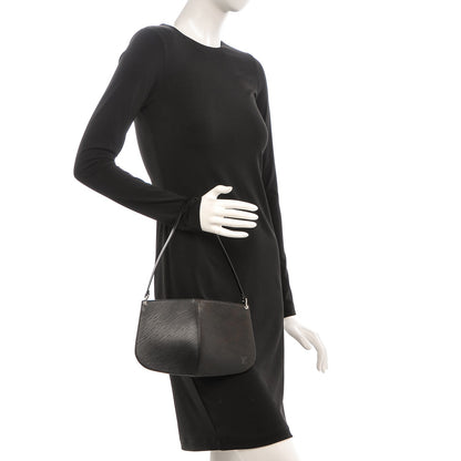 Louis Vuitton Epi Demi Lune Pochette Black 2 of 7