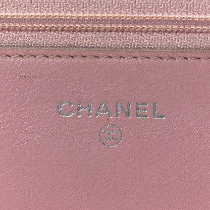 Chanel Caviar Timeless CC Wallet On Chain WOC Pink 6 of 10