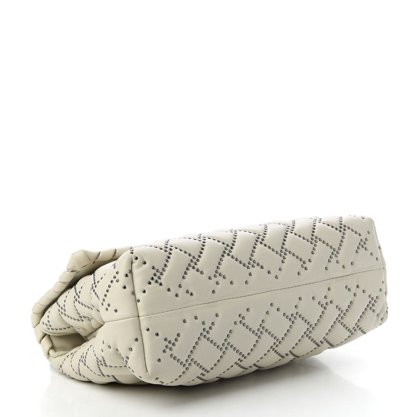 Nappa Intrecciato Microstuds Small Olimpia Shoulder Bag Plaster