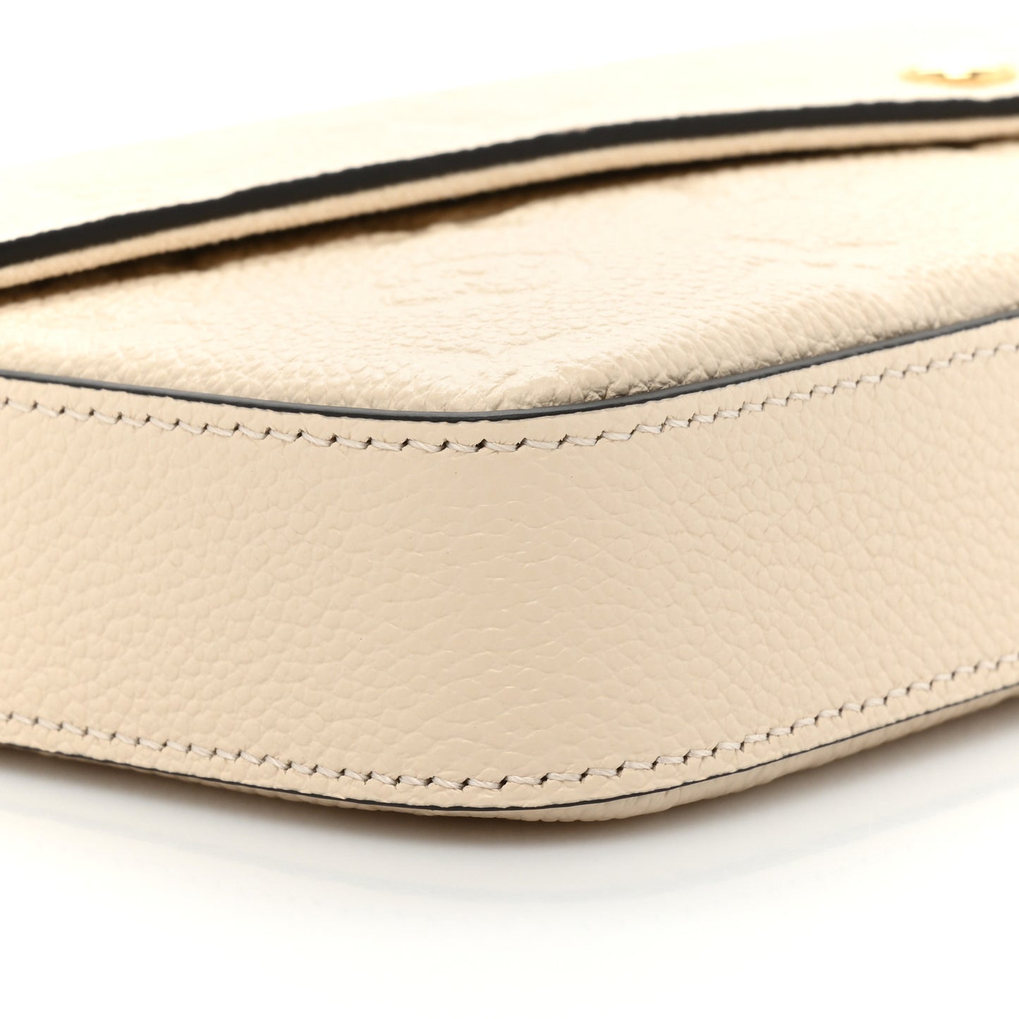 Empreinte Pochette Felicie Chain Wallet Cream