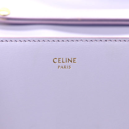 Celine Shiny Calfskin Triomphe Margo Wallet on Chain Light Lavender 6 of 9