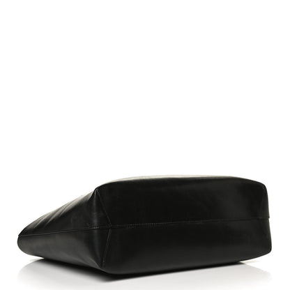 Mansur Gavriel Calfskin Small Shopping Tote Black Flamma 4 of 11