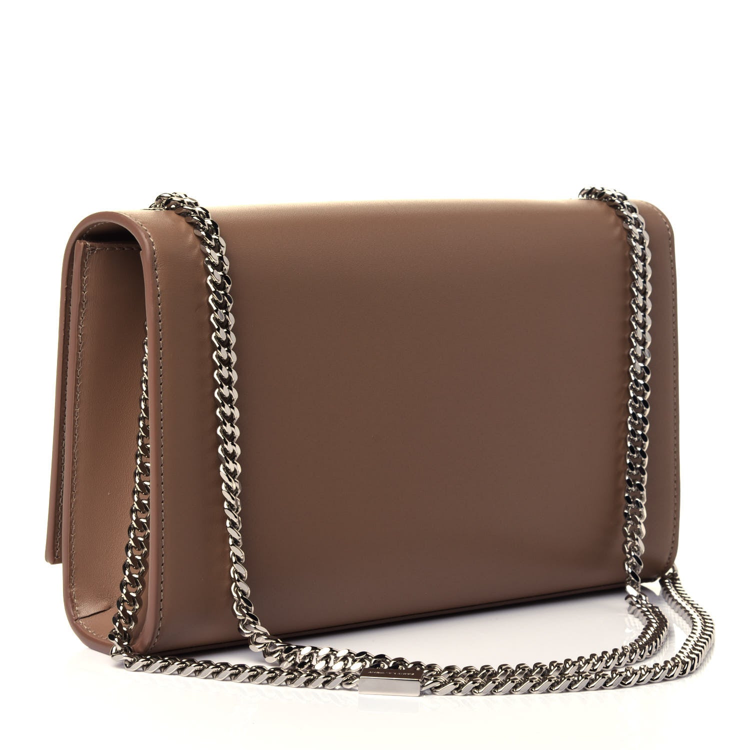 Saint Laurent Smooth Calfskin Medium Classic Monogram Kate Tassel Satchel Dark Beige 2 of 4