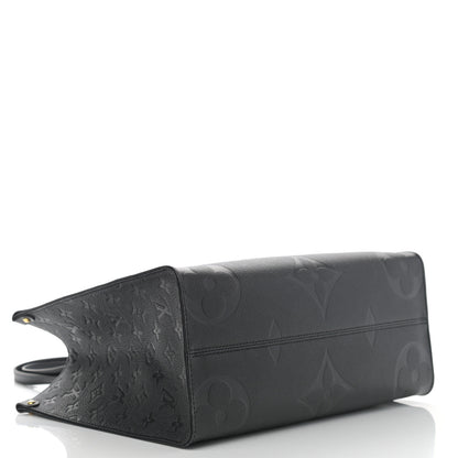 Louis Vuitton Empreinte Monogram Giant Onthego MM Black 4 of 7