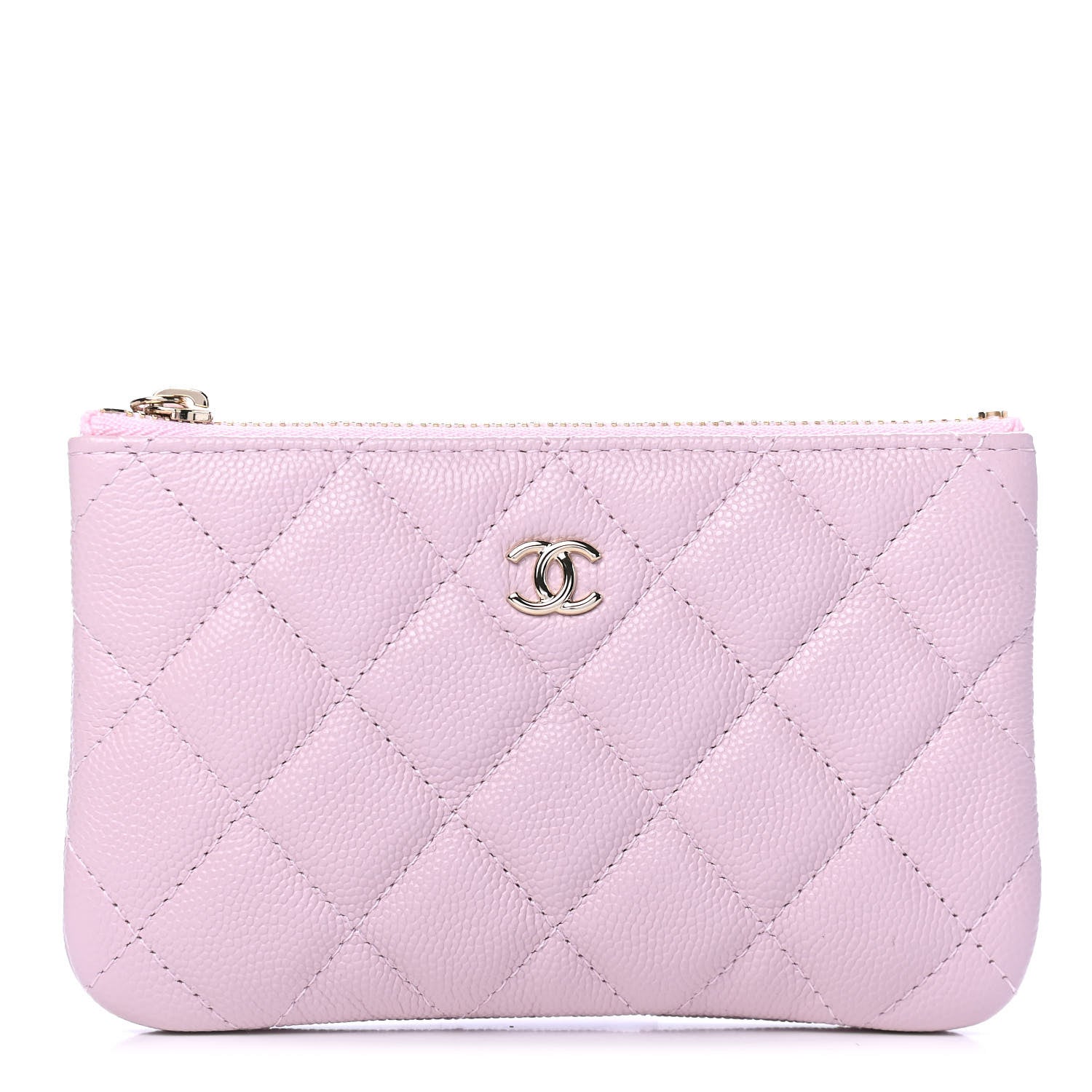 Chanel Caviar Quilted Small Cosmetic Case Light Pink 1 of 4