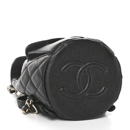 Chanel Caviar Quilted Pockets Backpack Black 3 of 9