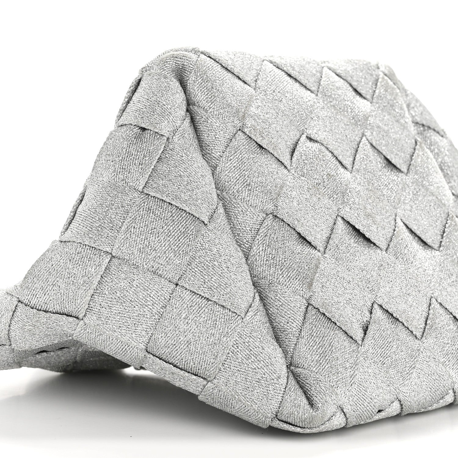 Bottega Veneta Webbing Maxi Intrecciato Mini Cassette Tote Silver 10 of 13