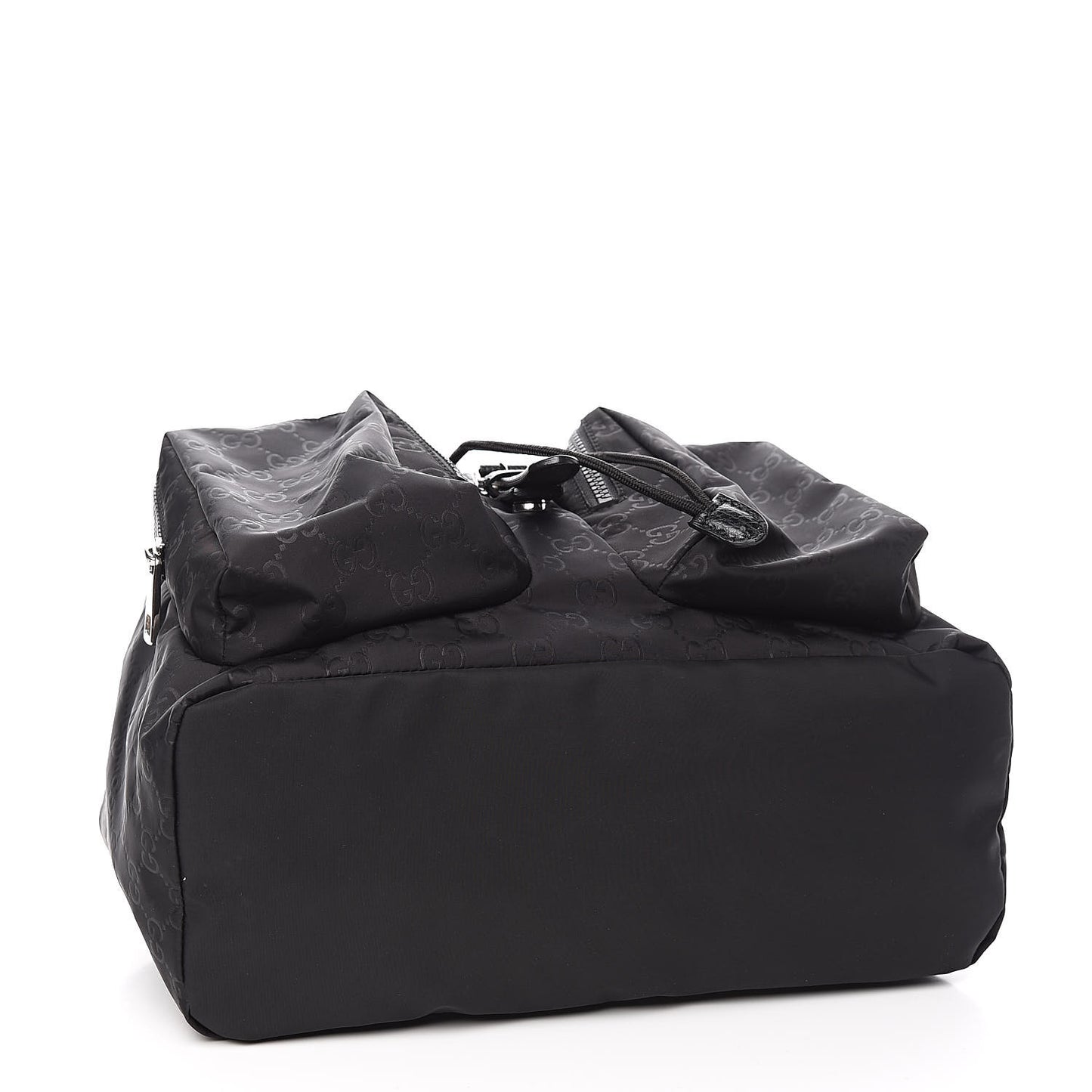 Nylon Monogram Small Single Buckle Backpack Black