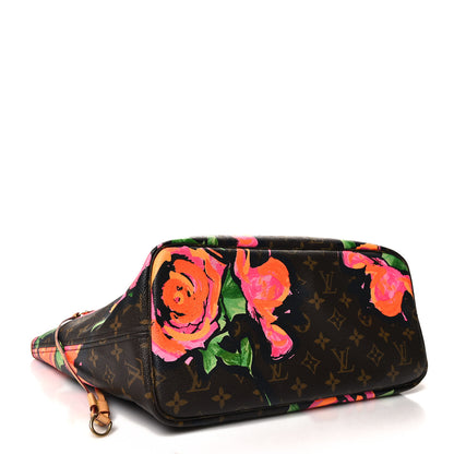 Louis Vuitton Monogram Roses Neverfull MM 4 of 10