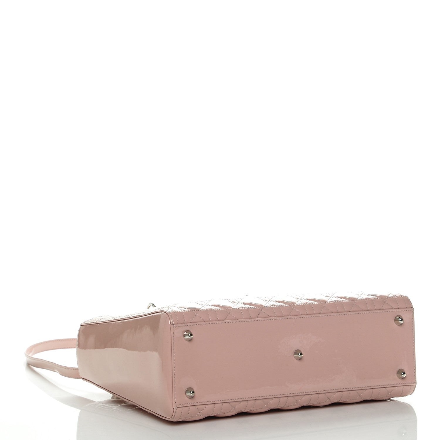 Christian Dior Patent Cannage Large Lady Dior Light Pink 4 of 6