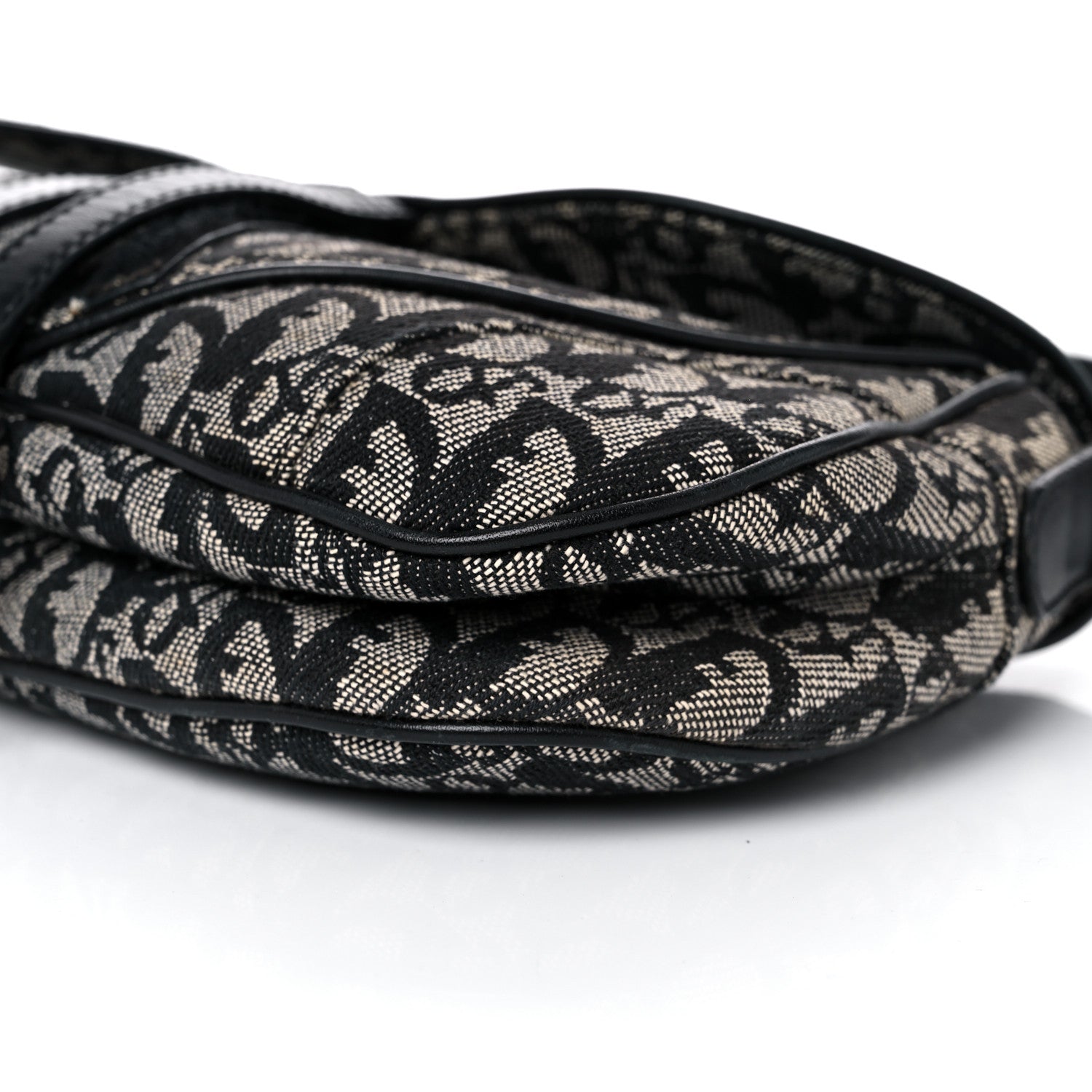 Christian Dior Monogram Double Saddle Bag Black 7 of 14