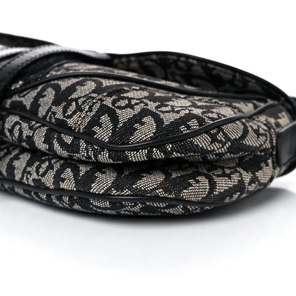 Christian Dior Monogram Double Saddle Bag Black 7 of 14