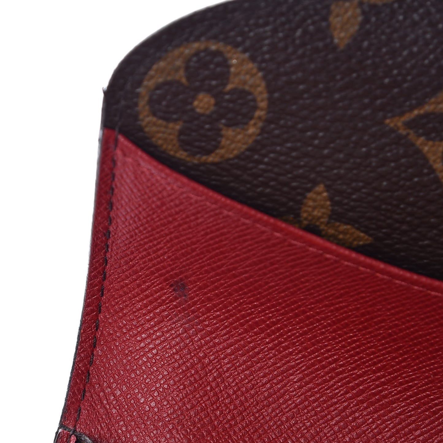 Monogram Emilie Wallet Red