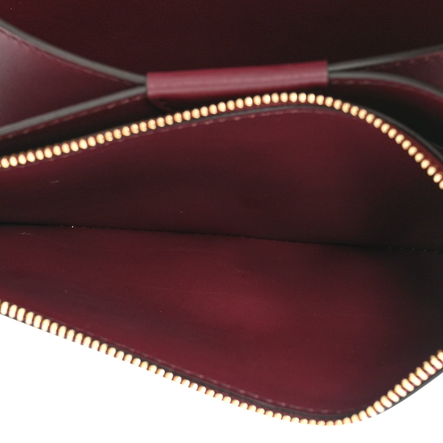 Calfskin Logo Hazelmere Wallet With Detachable Strap Deep Maroon