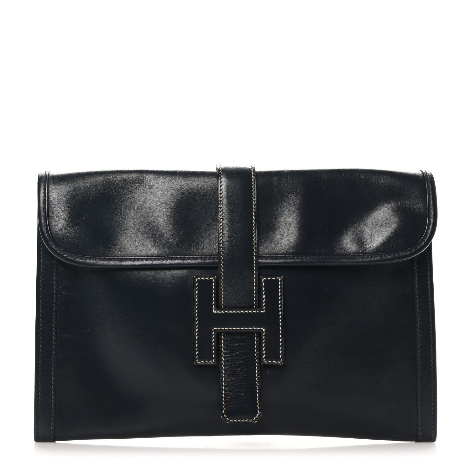 Hermes Box Jige PM Clutch Indigo 1 of 8