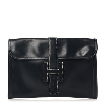 Hermes Box Jige PM Clutch Indigo 1 of 8