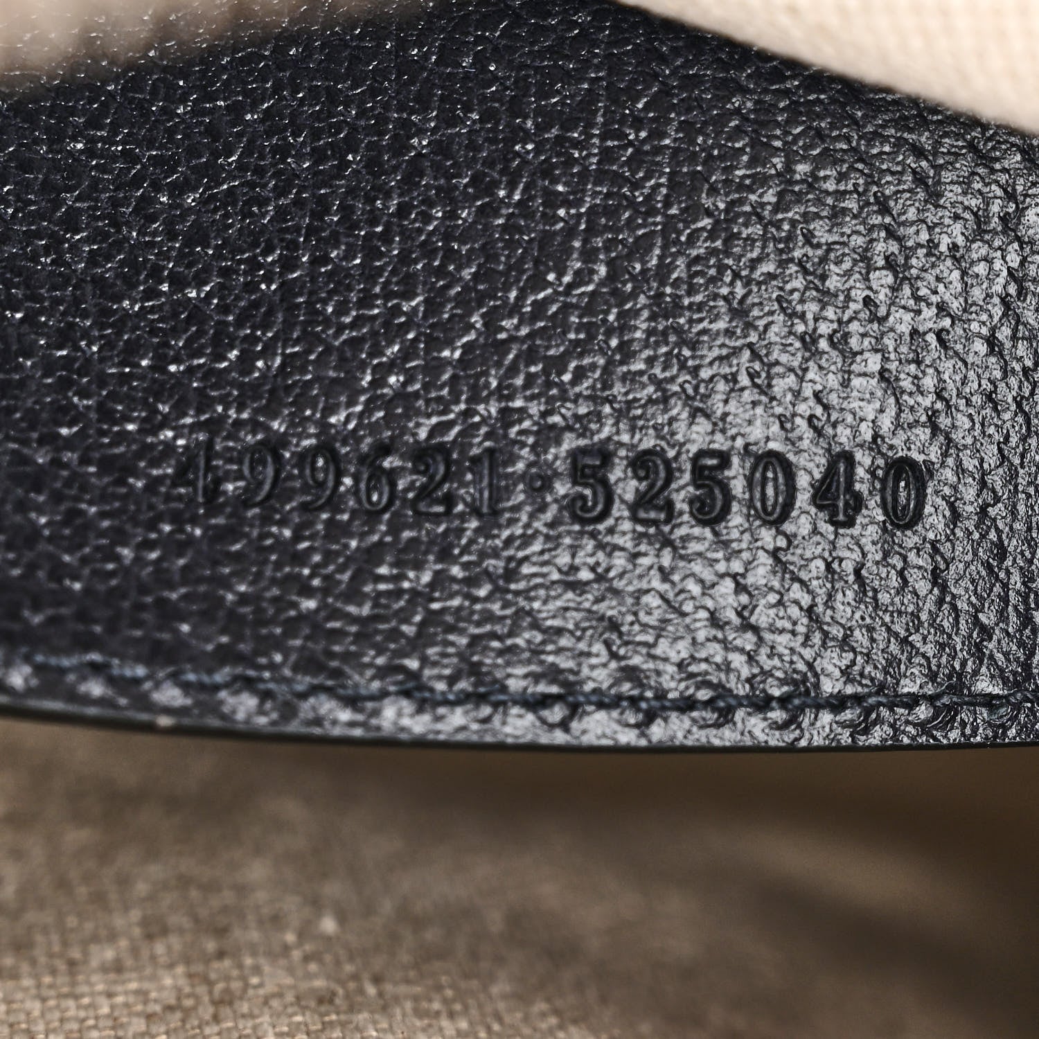 Gucci GG Supreme Monogram Textured Dollar Calfskin Web Small Ophidia Dome Shoulder Bag Beige Blue 7 of 10