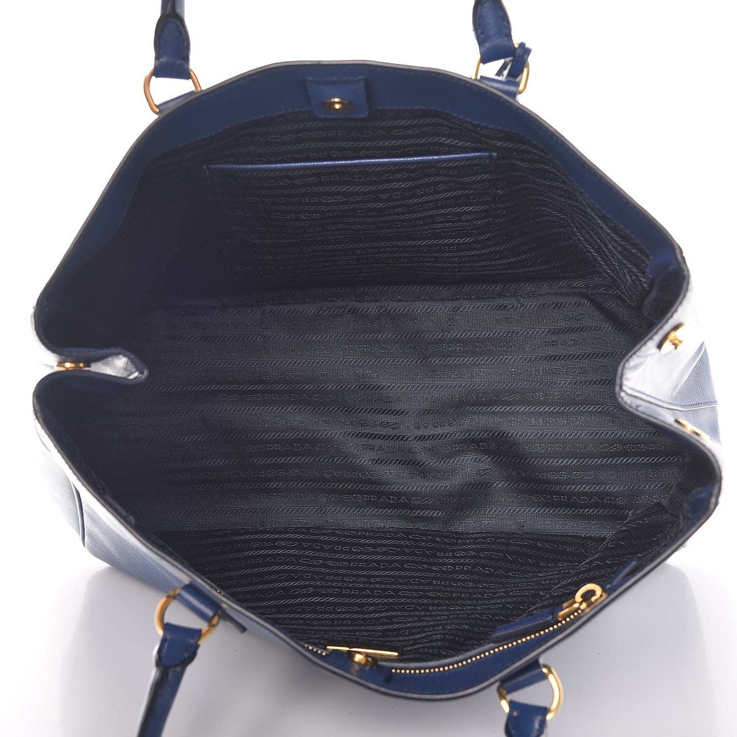 Saffiano Lux Large Tote Bluette