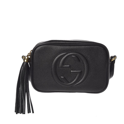 Gucci Pebbled Calfskin Mini Soho Disco Bag Black 1 of 9