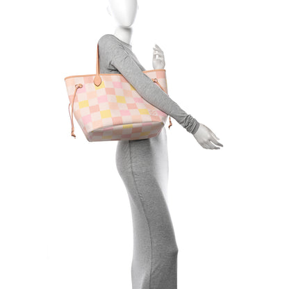 Louis Vuitton Damier Giant Neverfull MM Peach 2 of 10