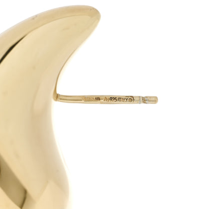 Bottega Veneta 18K Yellow Gold Sterling Silver Small Drop Earrings 4 of 4