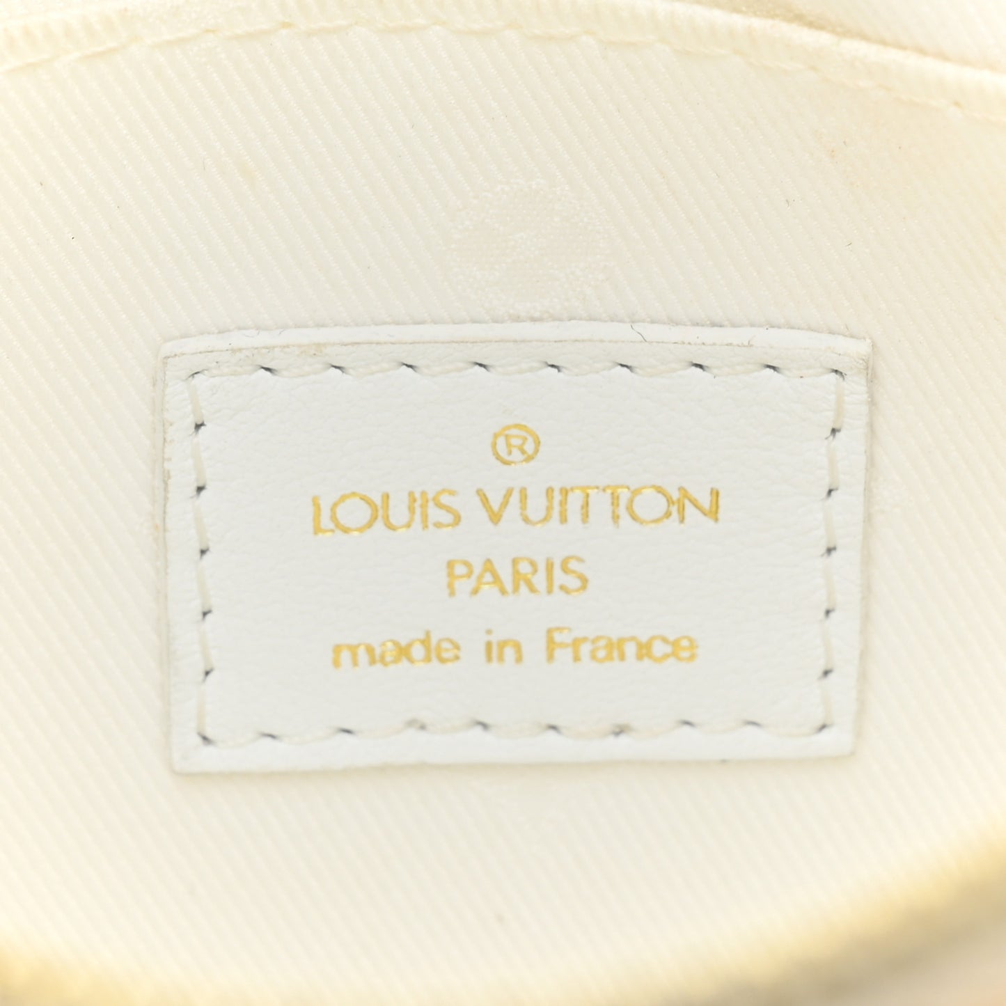 Calfskin Bubblegram Over The Moon White