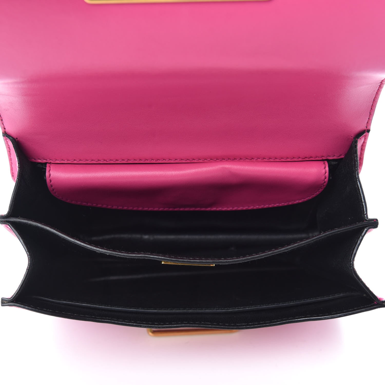 Prada City Calf Saffiano Cahier Bag Fuxia Black 5 of 11