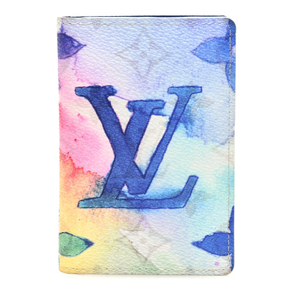 Louis Vuitton Monogram Watercolor Pocket Organizer NM Multicolor 1 of 6