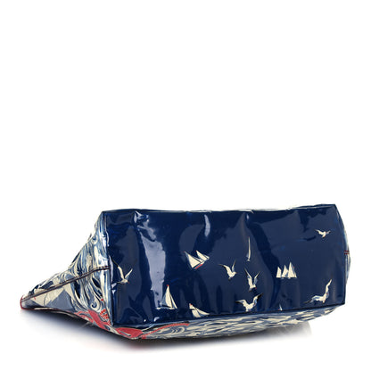 Stella McCartney PVC Sailboat Tote Blue Red White 5 of 20