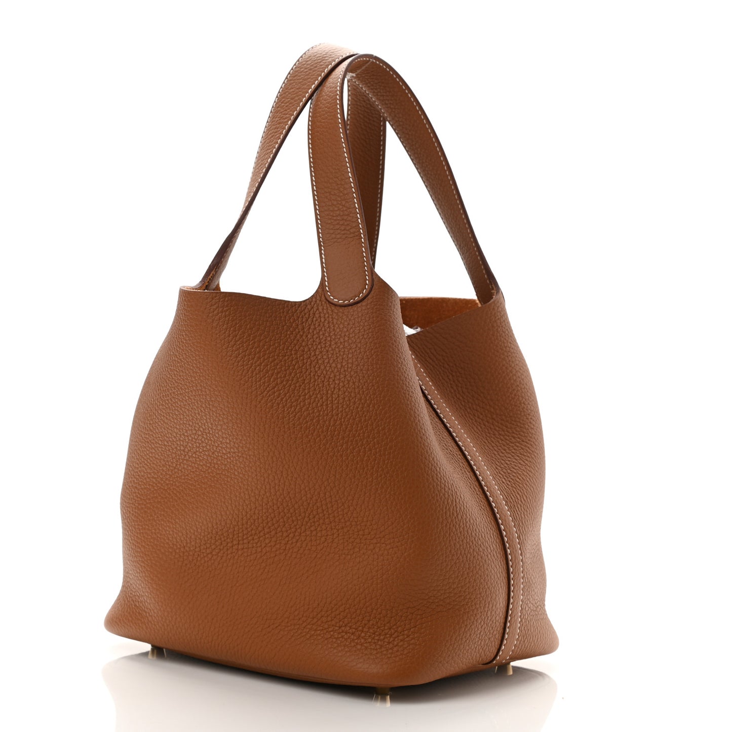 Taurillon Clemence Picotin Lock 22 MM Gold