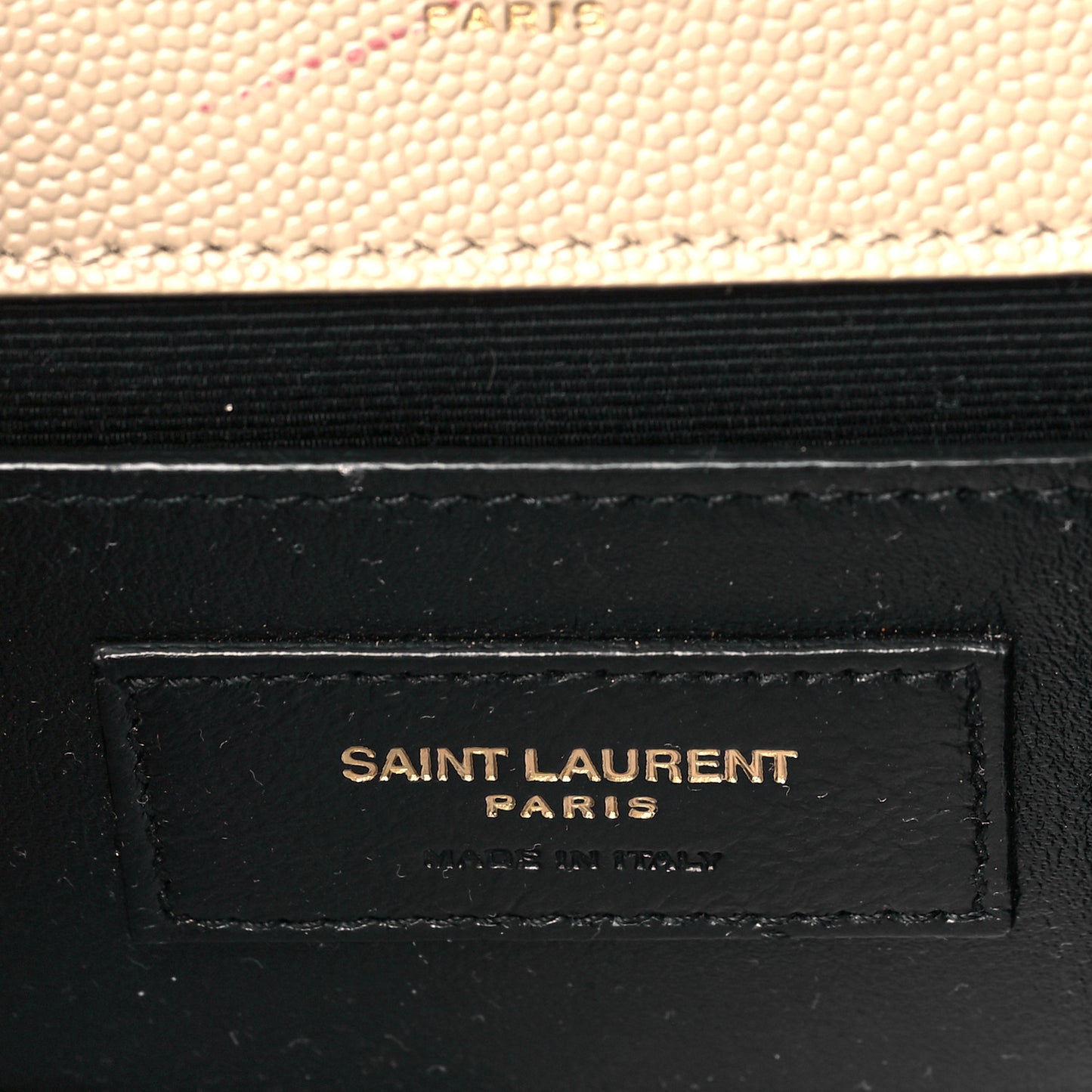 Grain De Poudre Medium Monogram Kate Satchel Dark Beige