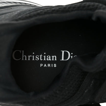 Christian Dior Shiny Oblique Technical Fabric Nylon Womens D-Wander Sneakers 35.5 Black 8 of 10