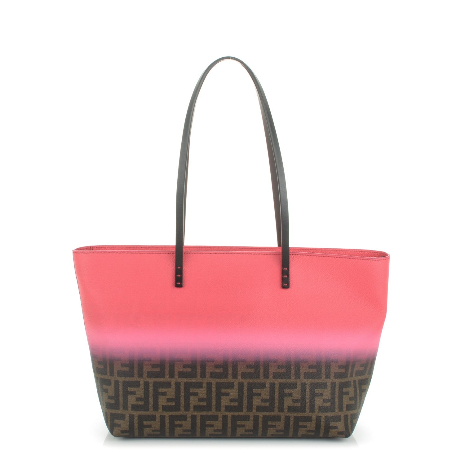 Fendi Zucca Spalmati Ombre Small Roll Tote Tobacco Ciclamino Moro 1 of 7