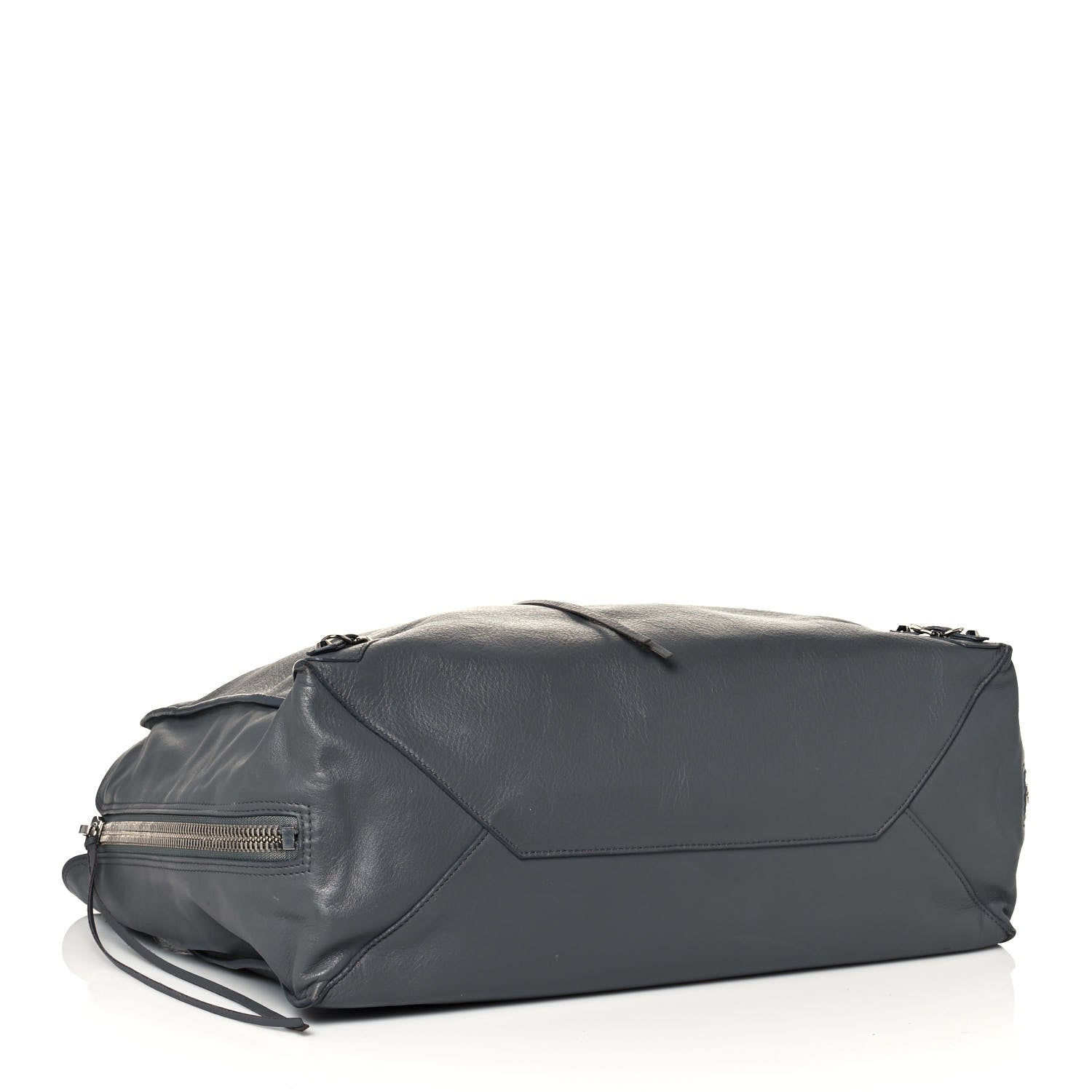 Balenciaga Veau Papier A4 Zip Around Tote Gris Metal 4 of 20