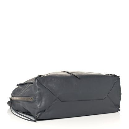 Balenciaga Veau Papier A4 Zip Around Tote Gris Metal 4 of 20