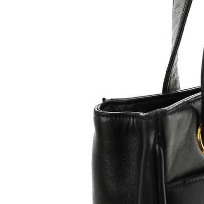 Chanel Lambskin Studded CC Tote Black 12 of 12