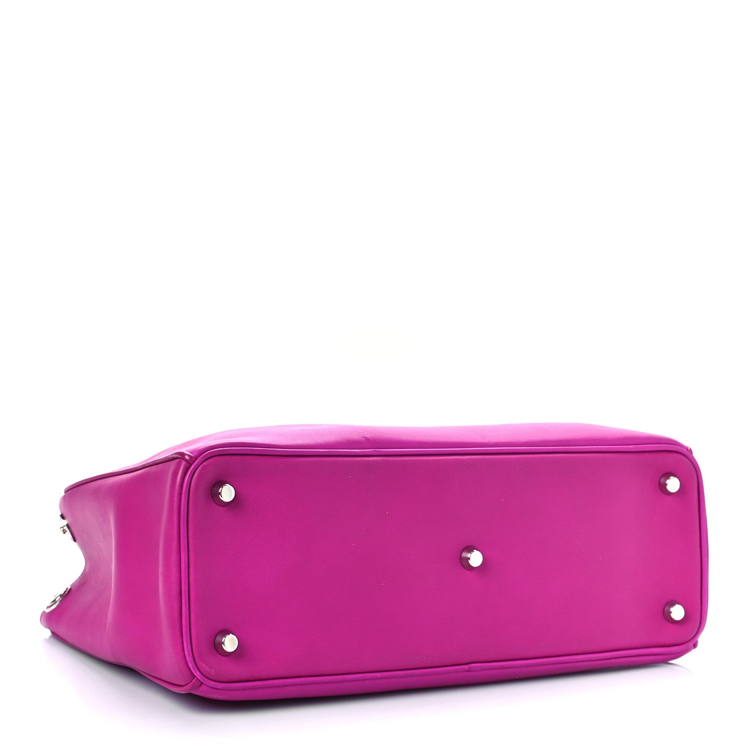 Christian Dior Smooth Calfskin Medium Diorissimo Tote Fuchsia 4 of 9