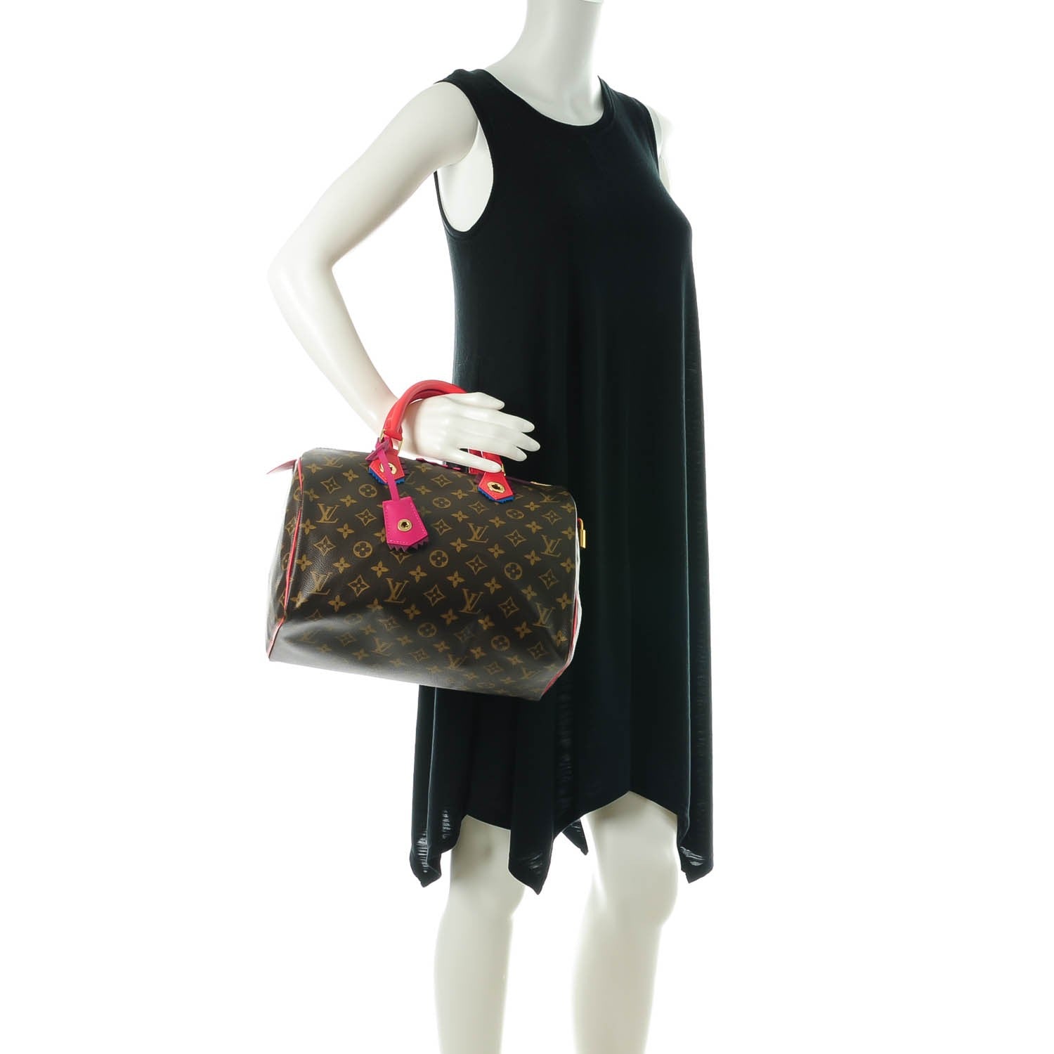 Louis Vuitton Monogram Totem Speedy 30 Flamingo 2 of 7