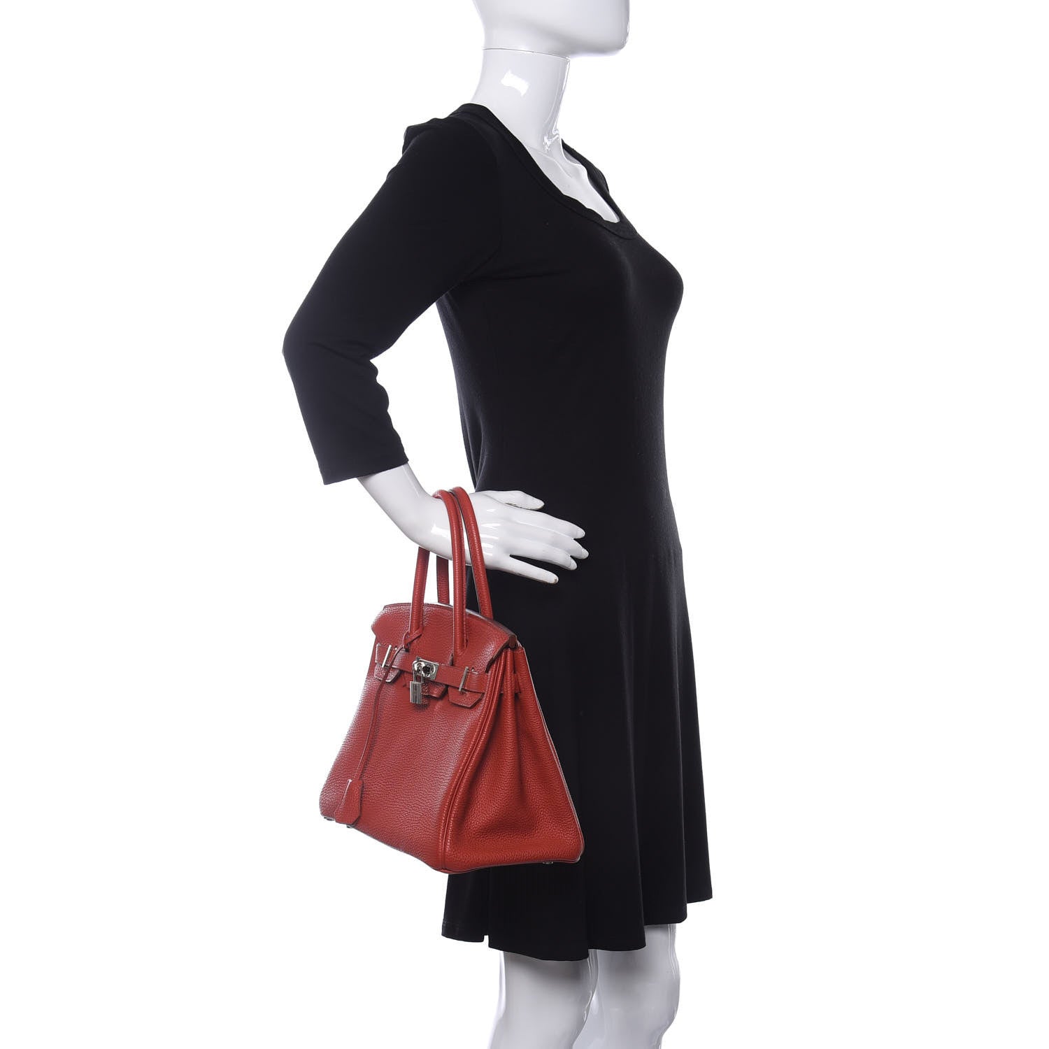 Hermes Togo Birkin 30 Rouge Garance 2 of 14