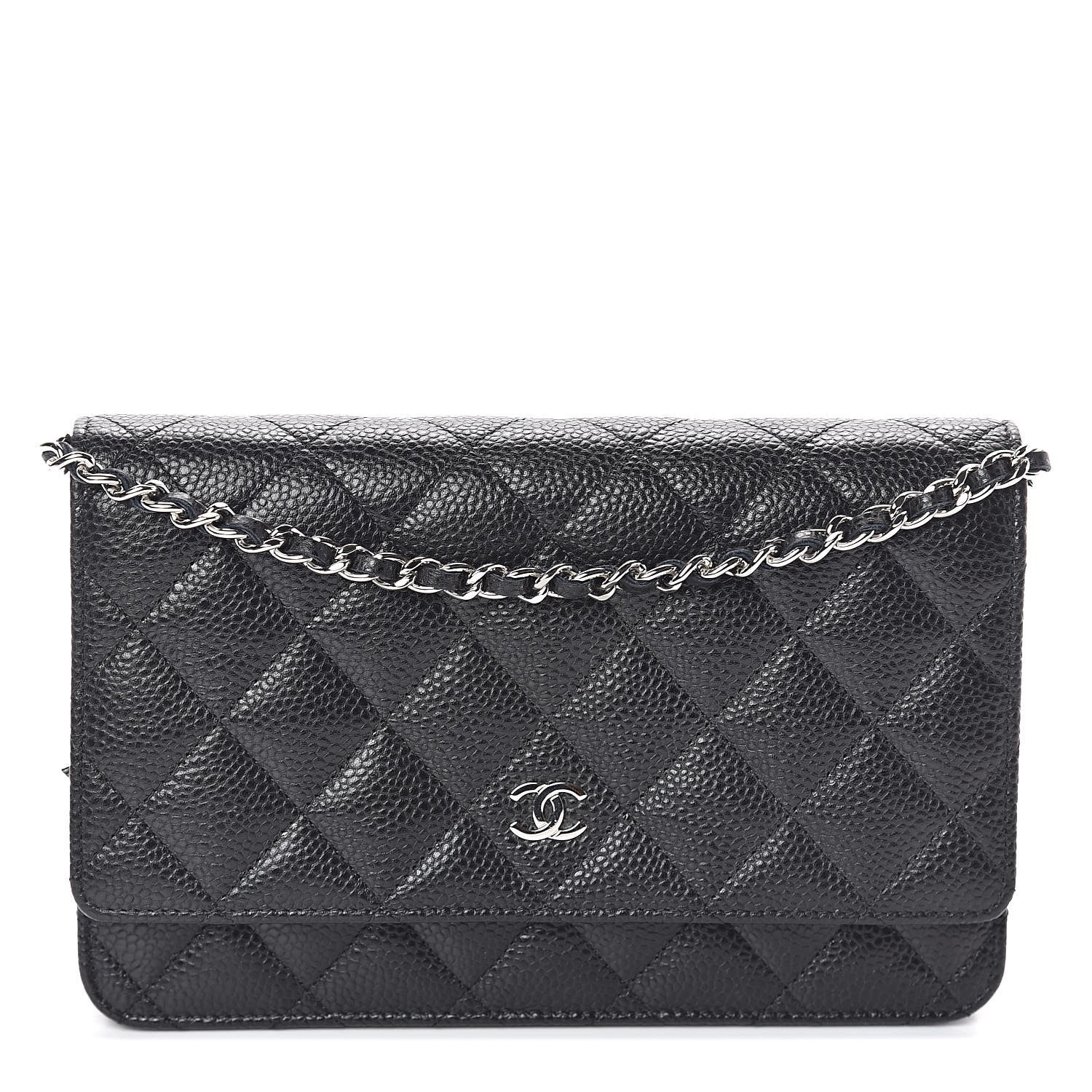Chanel Caviar Quilted Wallet On Chain WOC Black 1 of 10