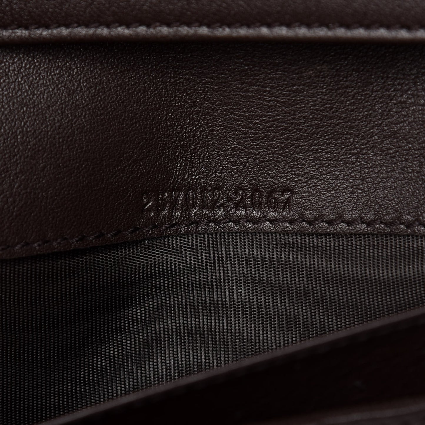 Monogram Margaux Calfskin Dice Continental Wallet Beige Ebony Dark Brown